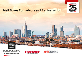 Mail Boxes Etc celebra su 25 aniversario