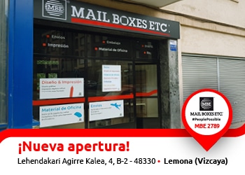 Mail Boxes Etc. inaugura otro centro más en el País Vasco