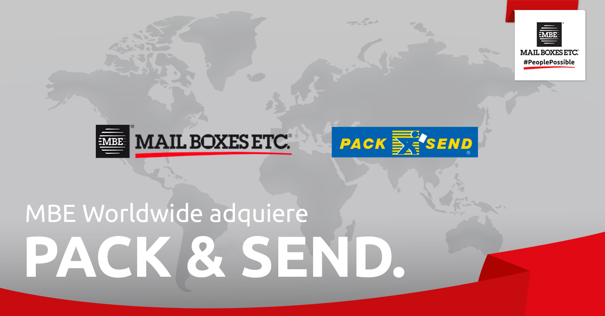 MBE Worldwide compra Pack&Send