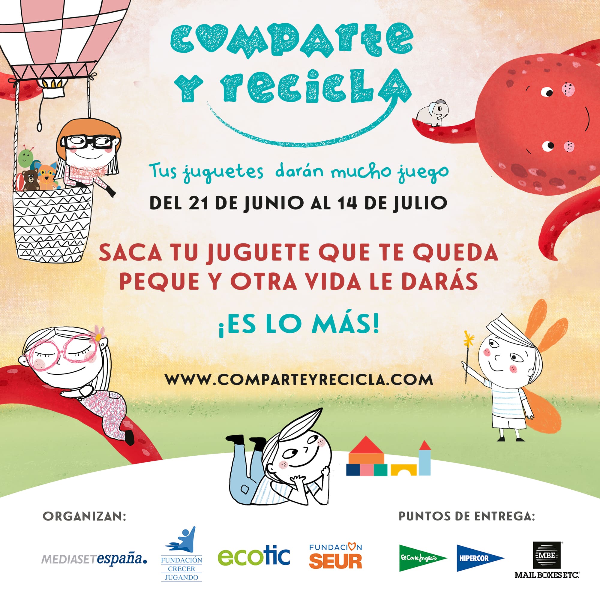 Mail Boxes Etc. refuerza su compromiso con la campaña «Comparte y Recicla» en 2024