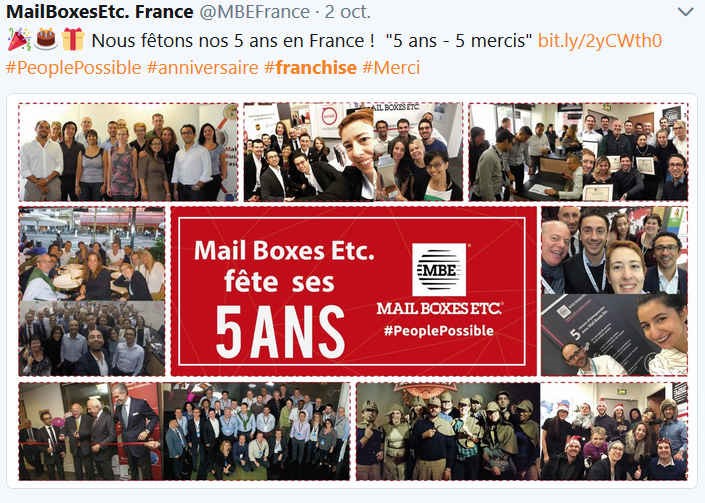 Mail Boxes Etc. : 5 ans en France #PeoplePossible