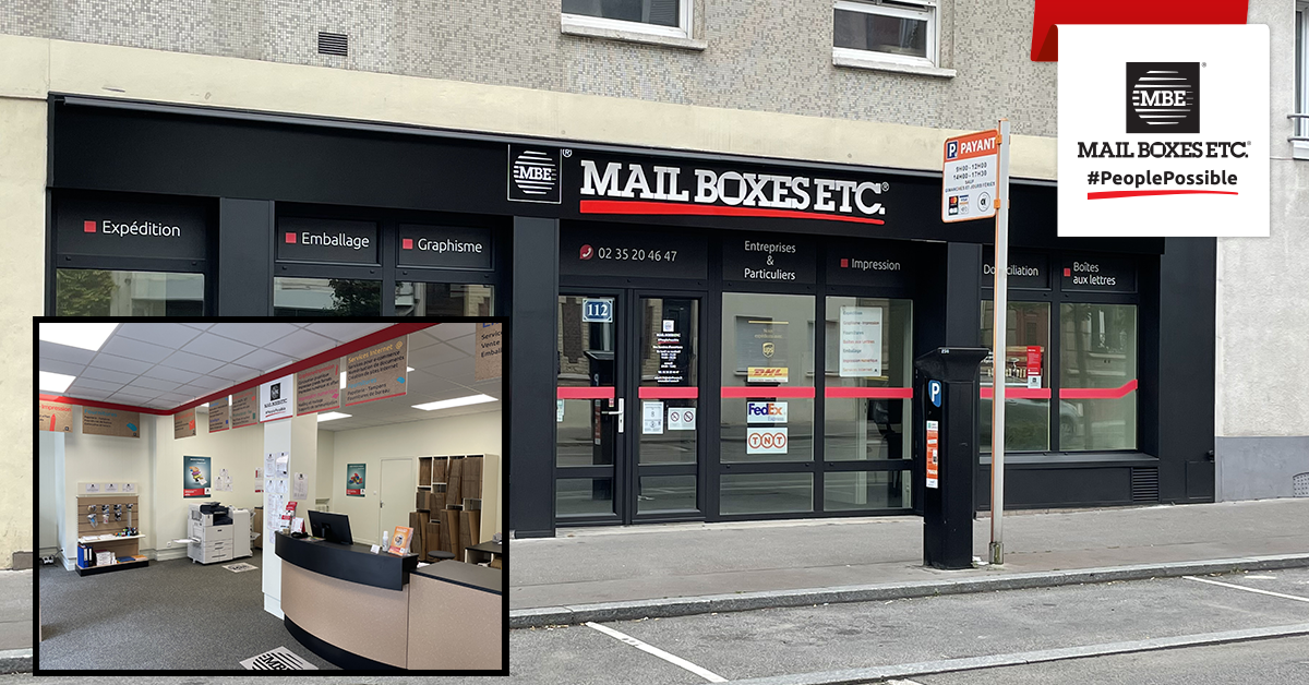 Le Havre accueille un nouveau Centre Mail Boxes Etc. grâce à Arnaud  !