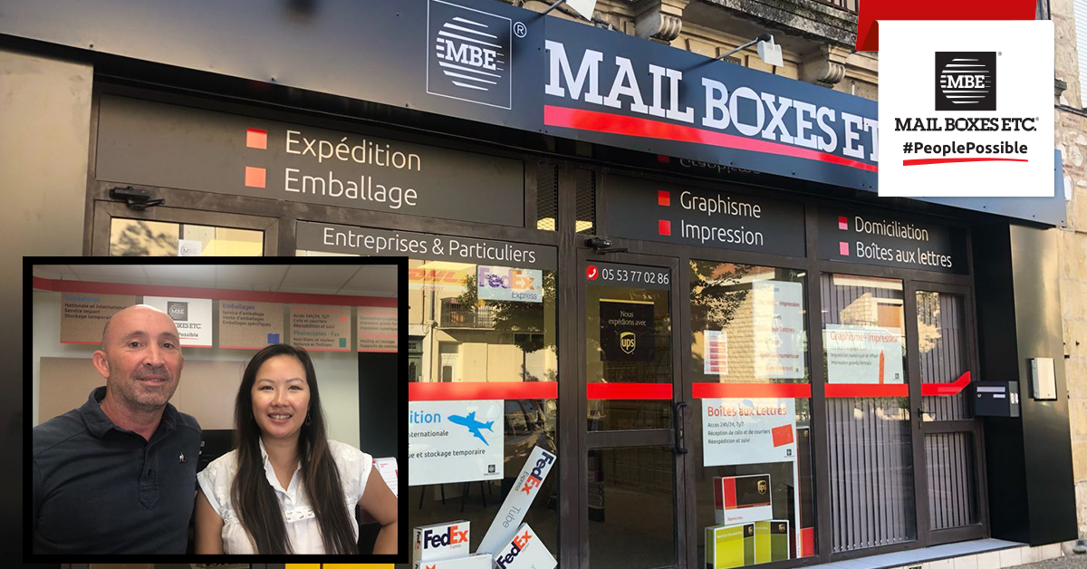 Agen accueille un nouveau Centre Mail Boxes Etc. grâce à Stéphane !