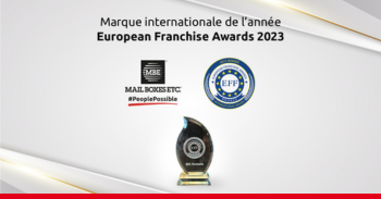 La médaille de bronze pour MBE Worlwide aux European Franchise Awards 2023
