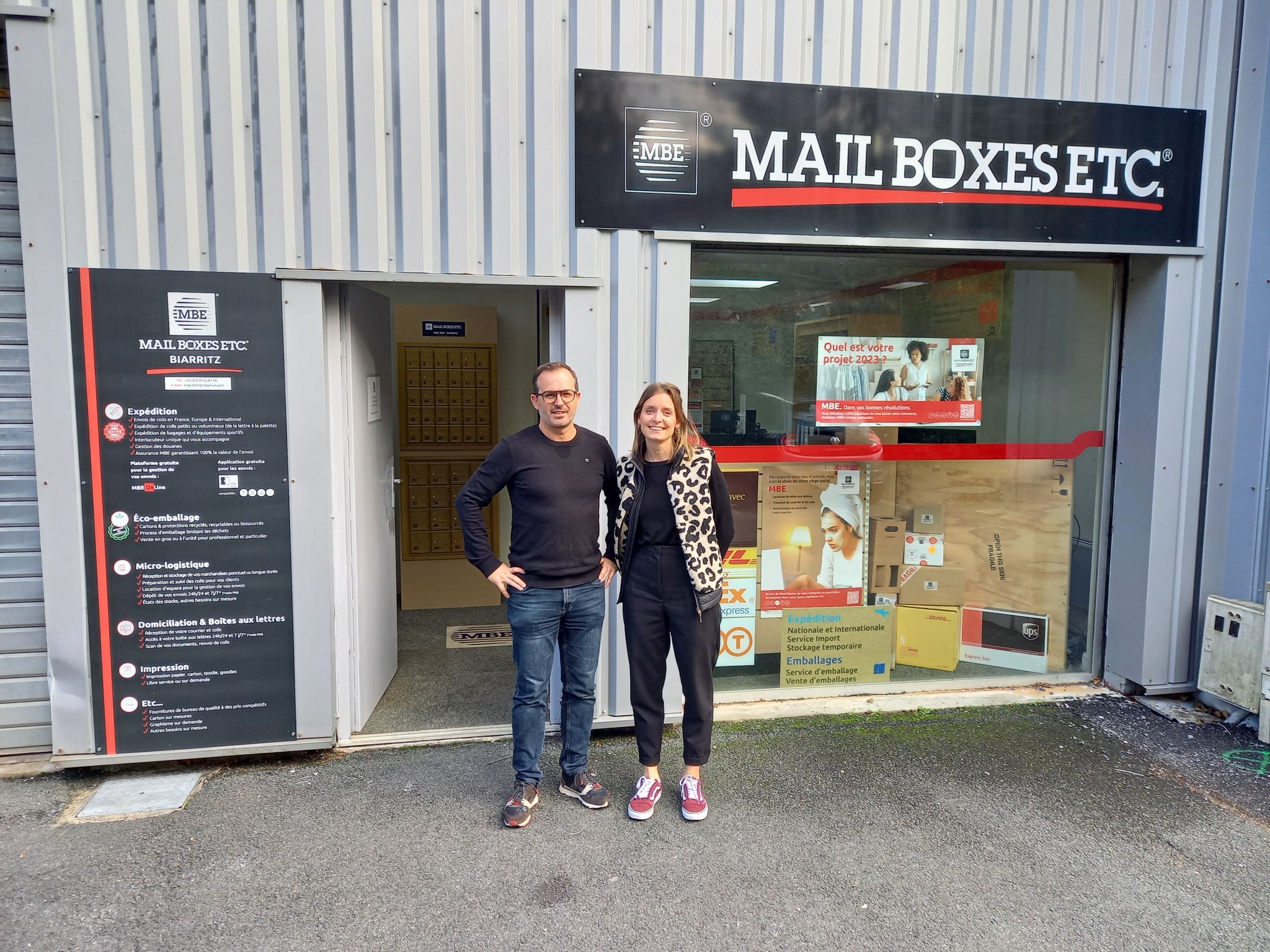 Reprise du Centre Mail Boxes Etc. de Biarritz ! Franchise MBE